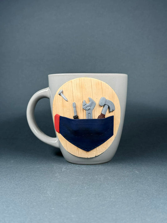 Чаша с полимерна глина "Инструменти"